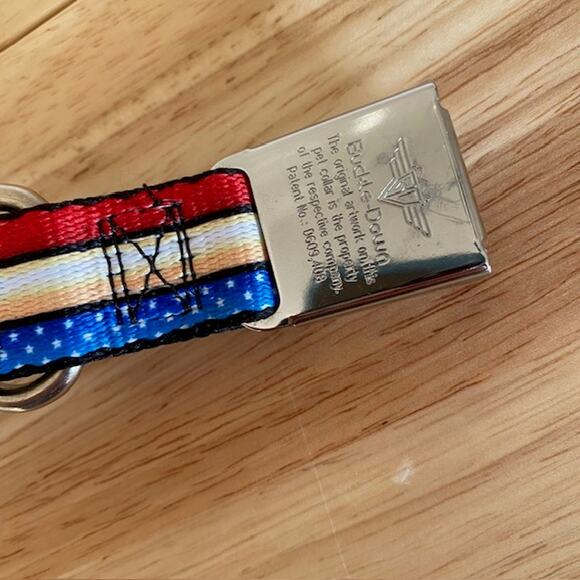 Buckle-Down Wonder Woman Logo Full Color Red Seatbelt Buckle Dog Collar - Small - Picture 5 of 6